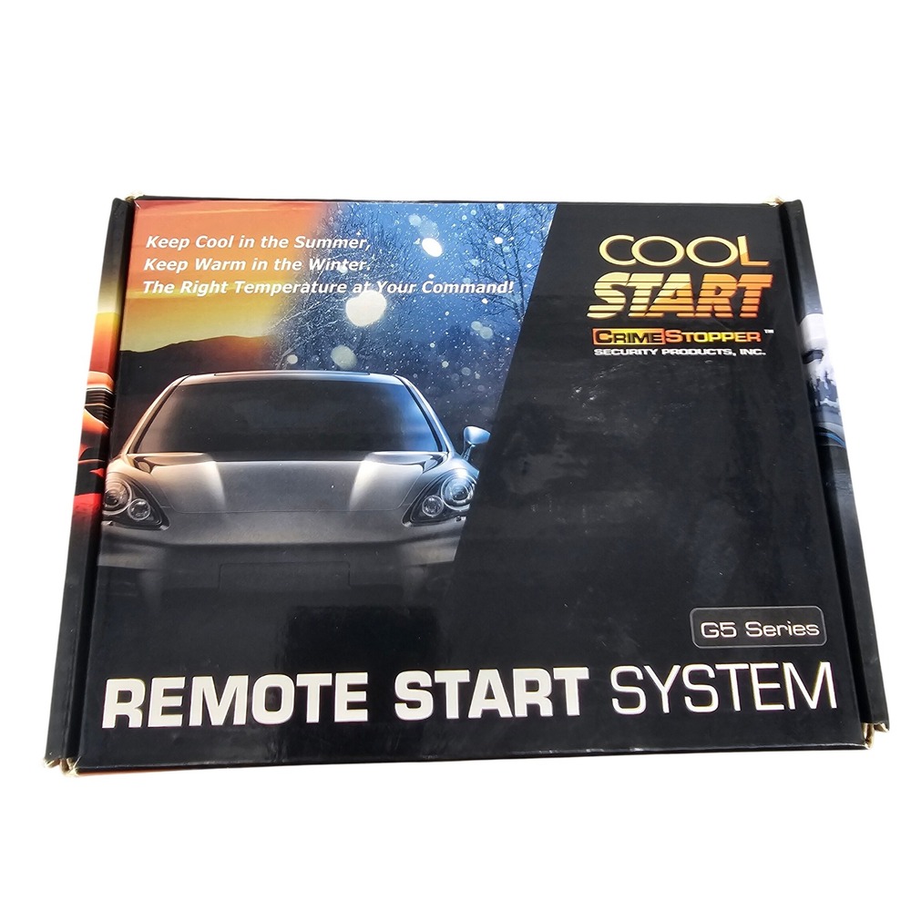 Crimestopper Cool Start G5 Series RS7-G5 2-Way Remote Start System LCD 5-Button